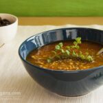 Super fast and healthy rice kidney beans vegan salad recipe with herbs dressing