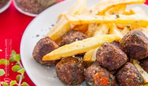 Mushroom no-meat balls - Vegan Recipe