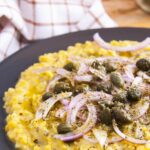 Traditional Greek fava beans appetizer. Vegan recipe.