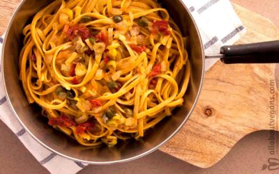 Σε 15 λεπτά, εκπληκτικά λινγκουίνι με φινόκιο και ούζο!