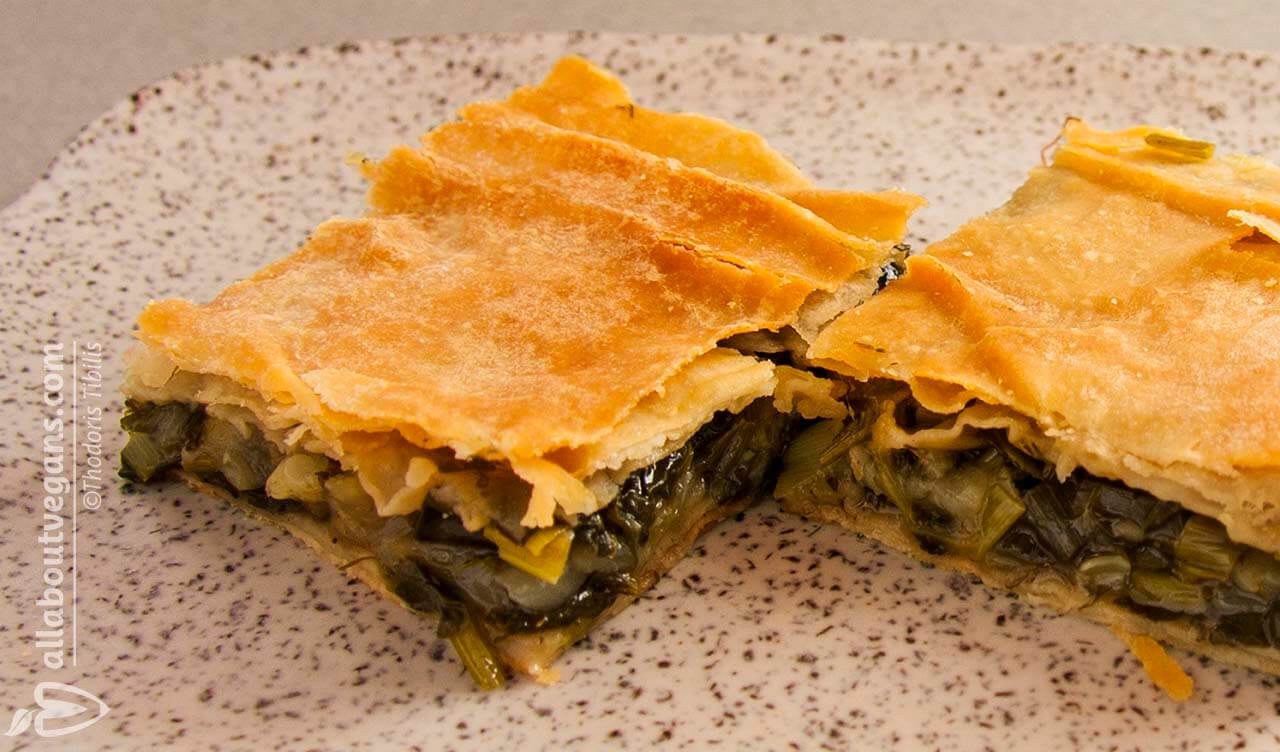  Delicious fasting pie with spinach, leeks and finch 