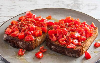 Μπρουσκέτες σε 10 λεπτά – Με ντομάτα, σκόρδο, ρίγανη και ελαιόλαδο