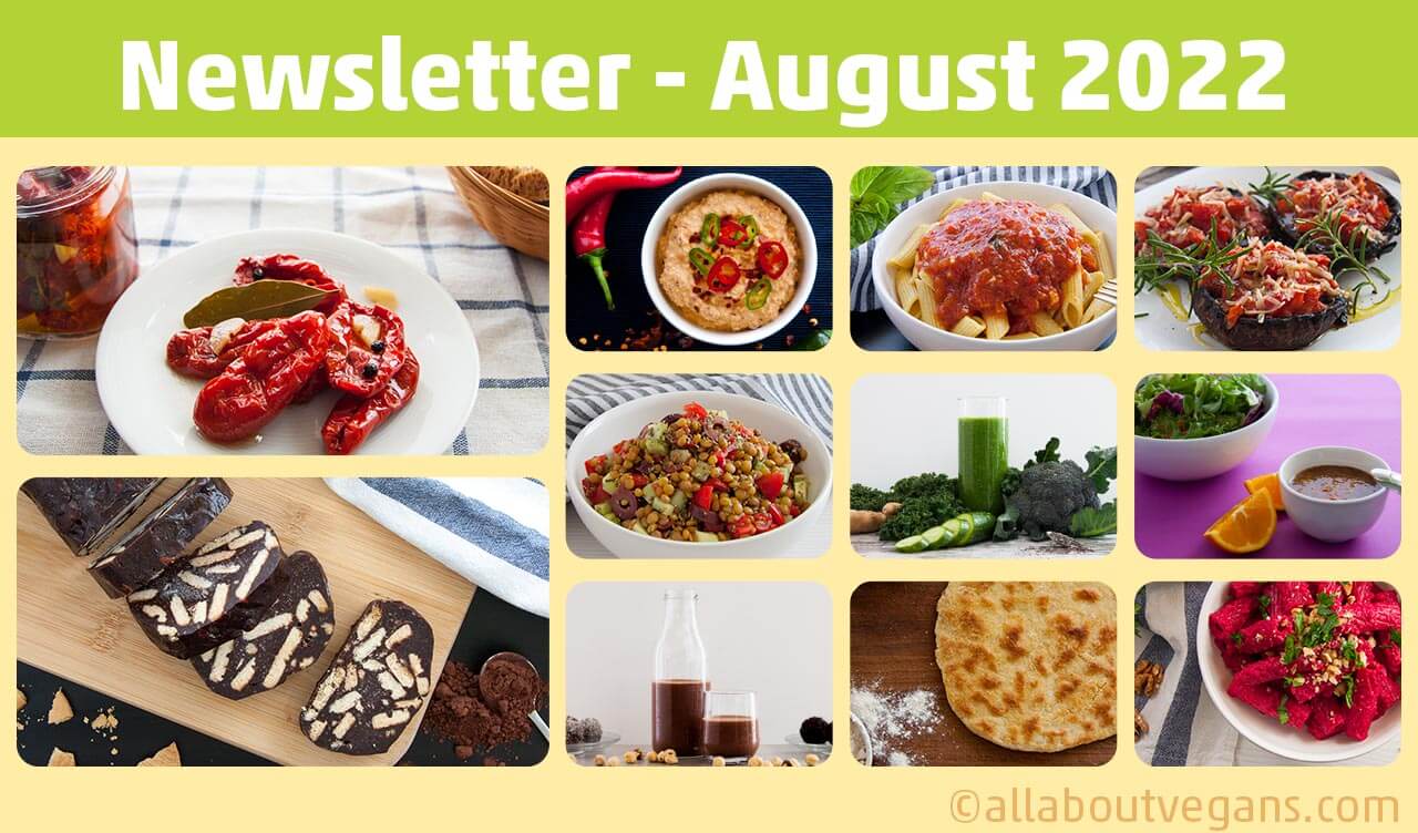 Newsletter – Quick and easy vegan recipes for the summer